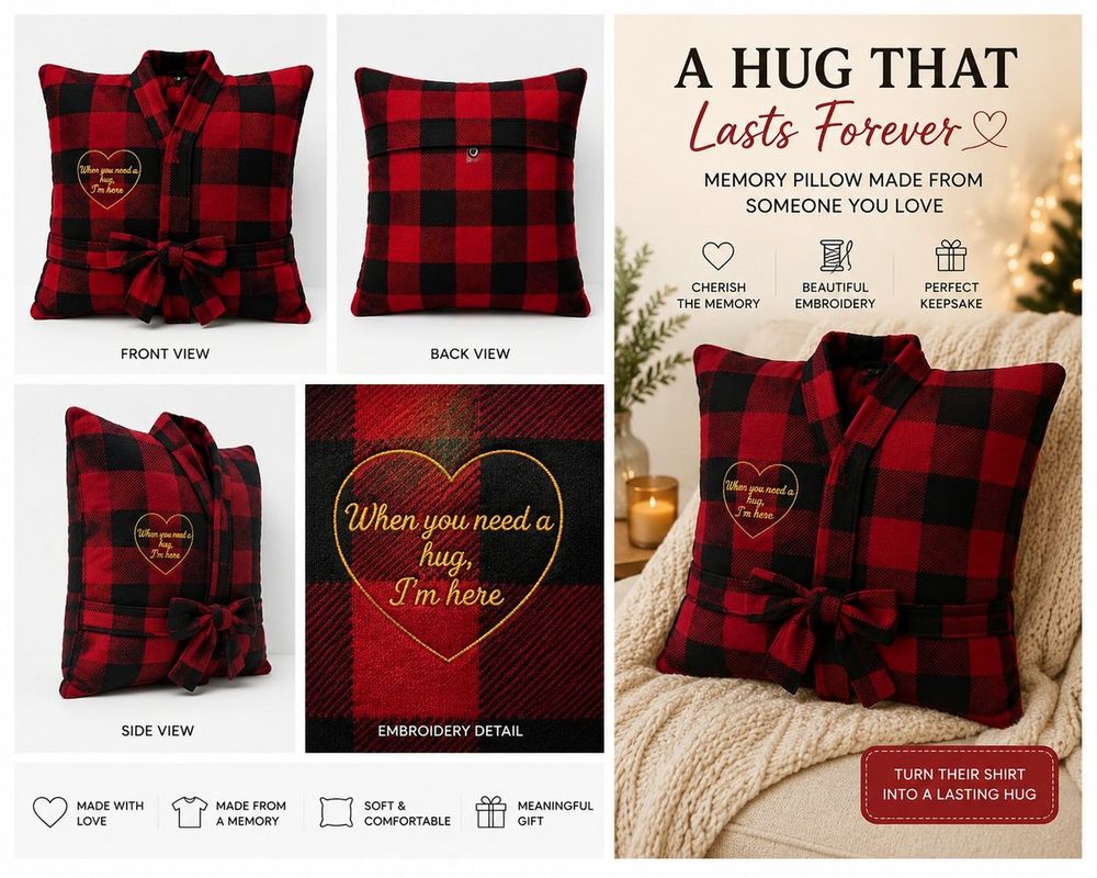 Memory Pillow from Garment